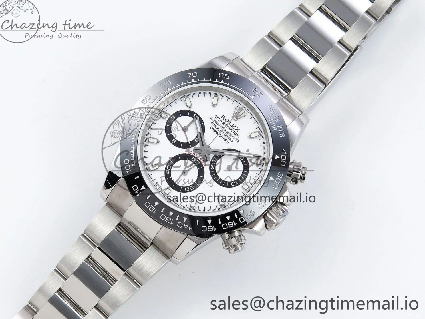 Best Edition QF SA4130 on 1:1 116500 White Dial SS Daytona Bracelet 0501